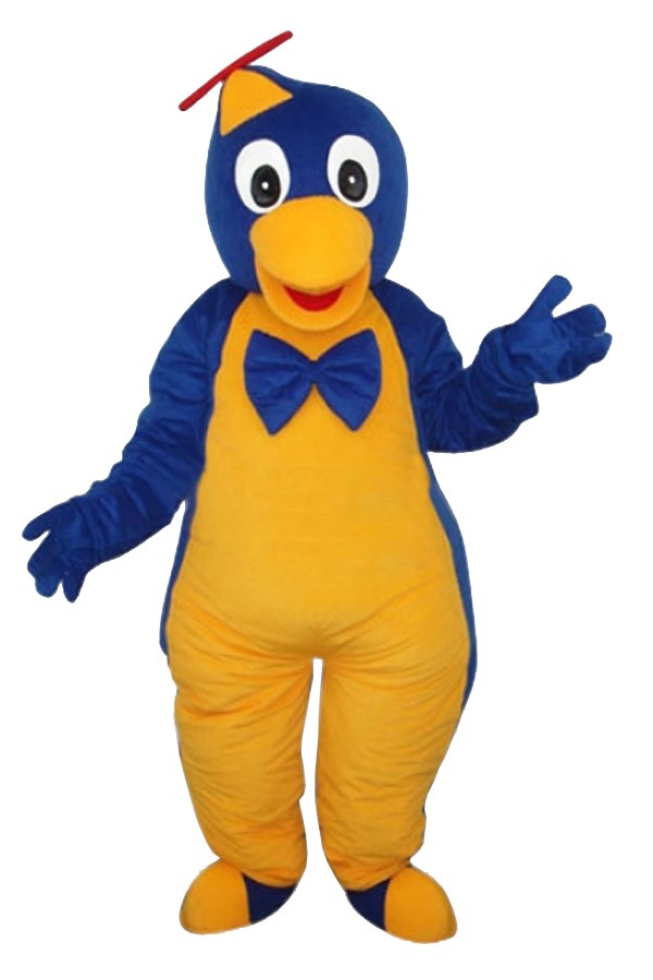 Mascot Costumes Yellow and Blue Penguin Costume - Click Image to Close